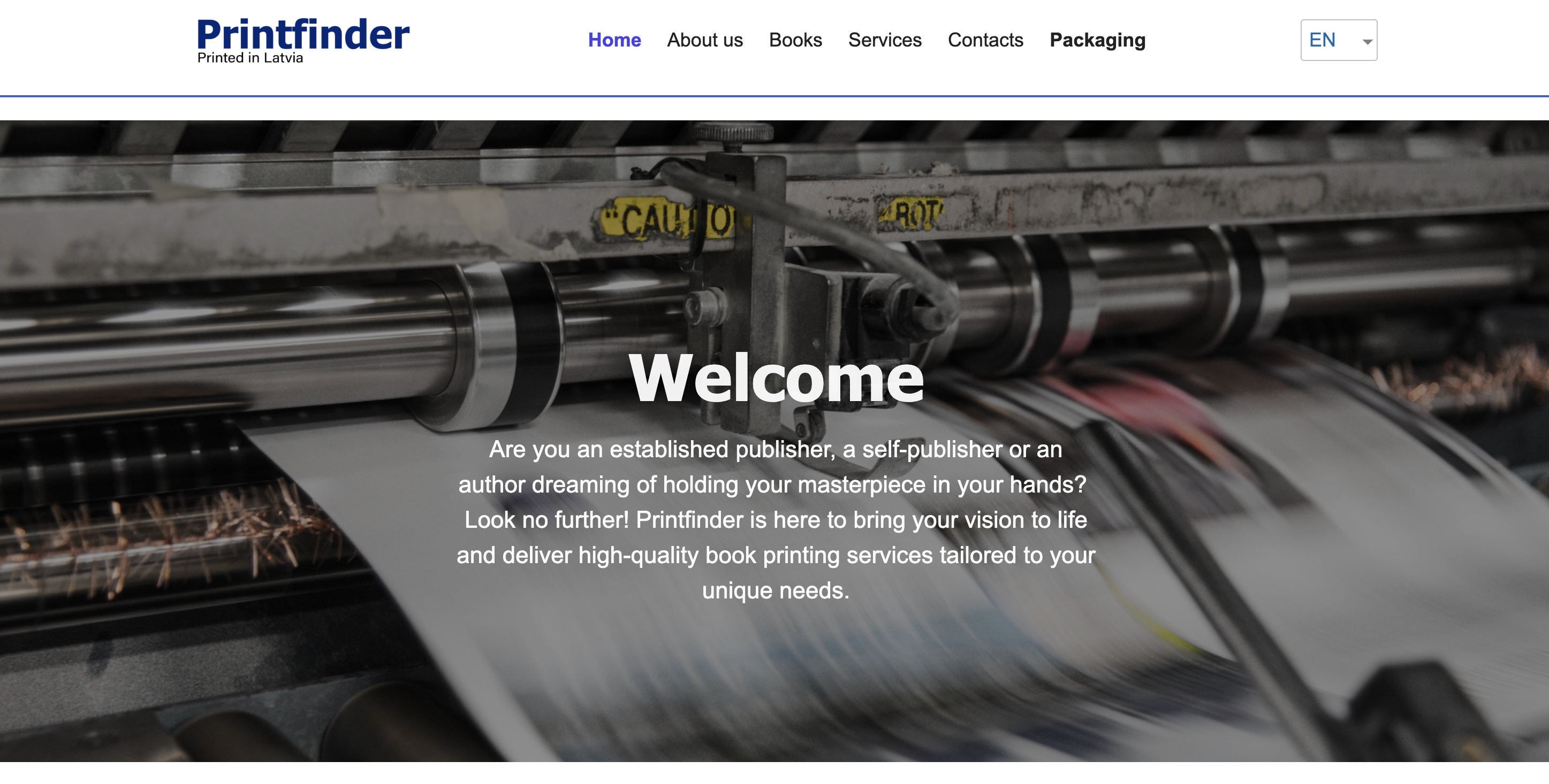 Printfinder.lv screenshot